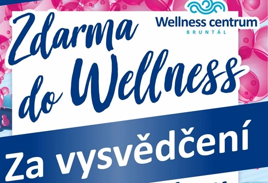Zdarma do wellness za vysvědčení na 60min
