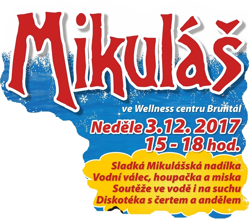 Mikuláš ve wellness centru - neděle 3.12.2017